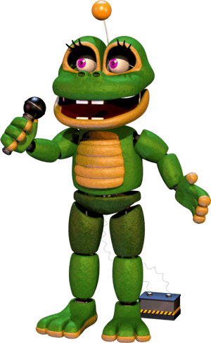 Happy Frog (FNAF 6) AI voice text to speech and AI music cover generator